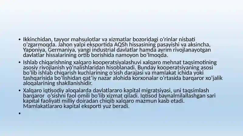 TASHQI IQTISODIY FAOLIYAT STATISTIKASI 4