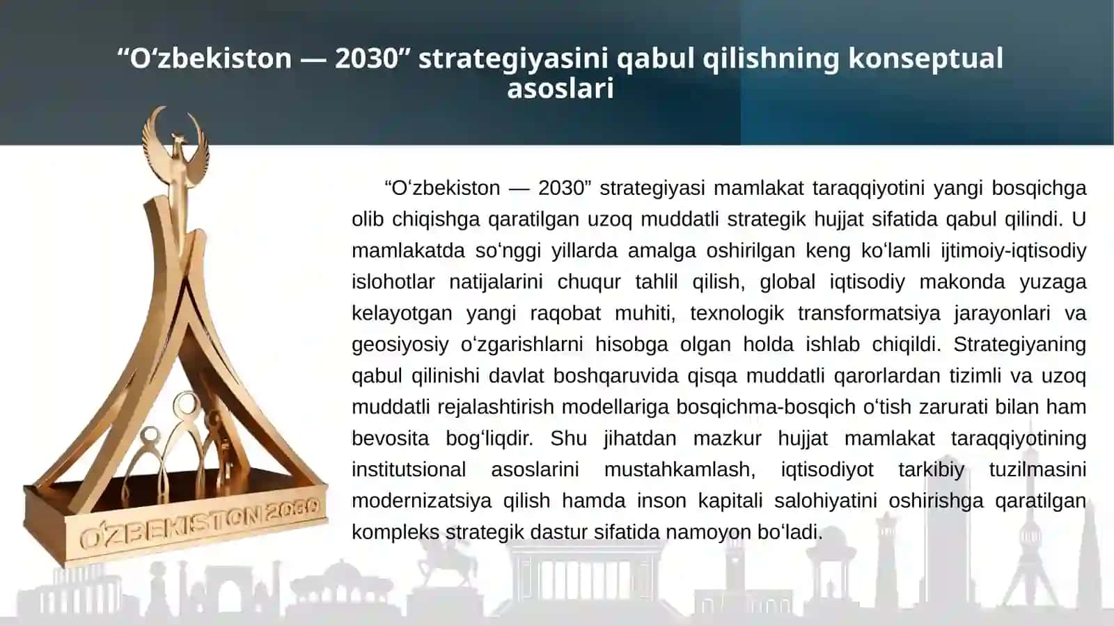 Takomillashgan “Oʻzbekiston – 2030” strategiyasi mazmun mohiyati 4