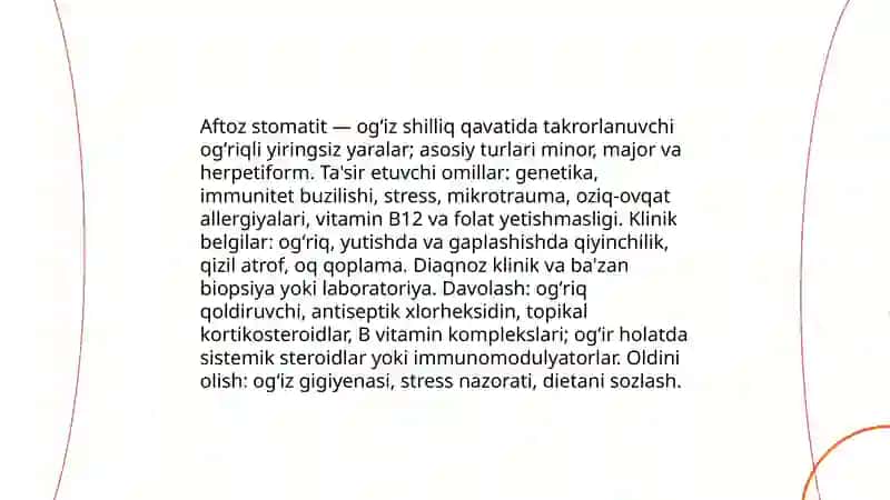 Og'iz bo'shlig'i kasalliklari 4