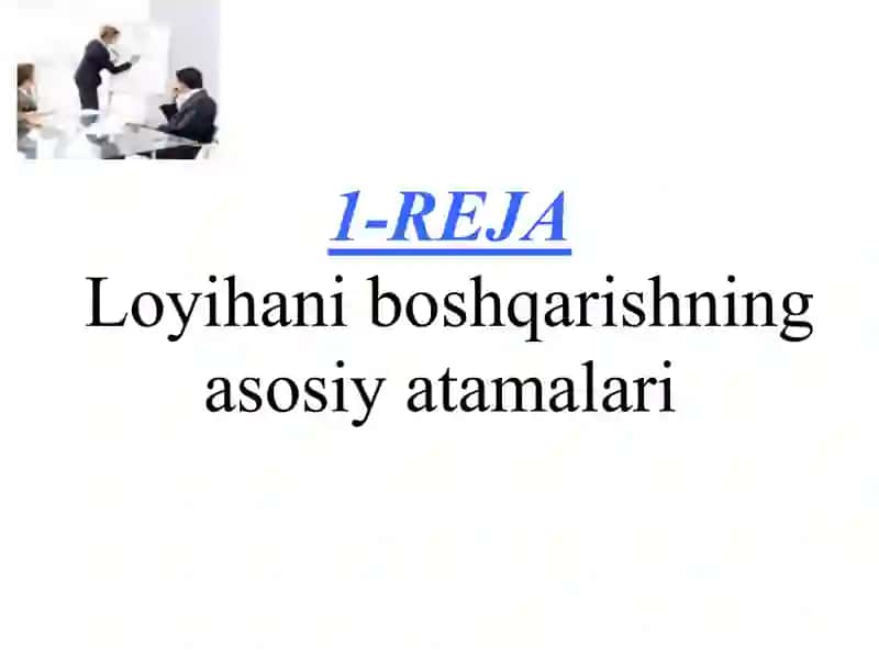Strategik loyihalarni boshqarish:asosiy tushunchlar va kontseptual asoslar 4