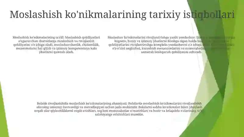 Ijtimoiy Pedagogik Faoliyatda Bolalarning Moslashuv KoʻNikmalarini Shakllantirish 4