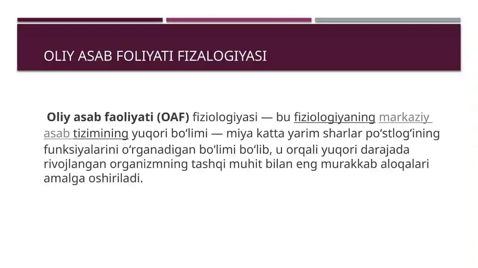 Oliyasab faoliyati fiziologiyasi 4