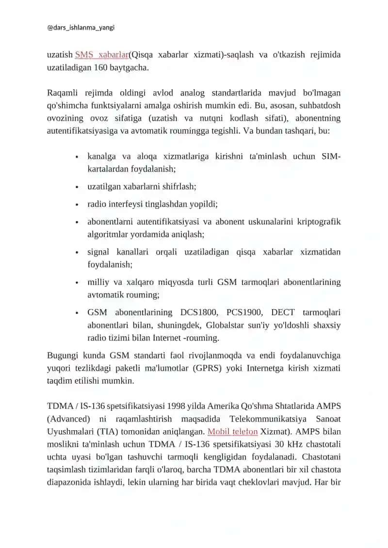 Multimediali aloqa tarmoqlari standartlari 4