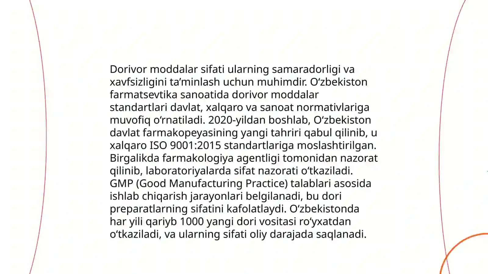 Dorivor moddalar ishlab chiqarishdagi zamonaviy talablar va muammolar 4