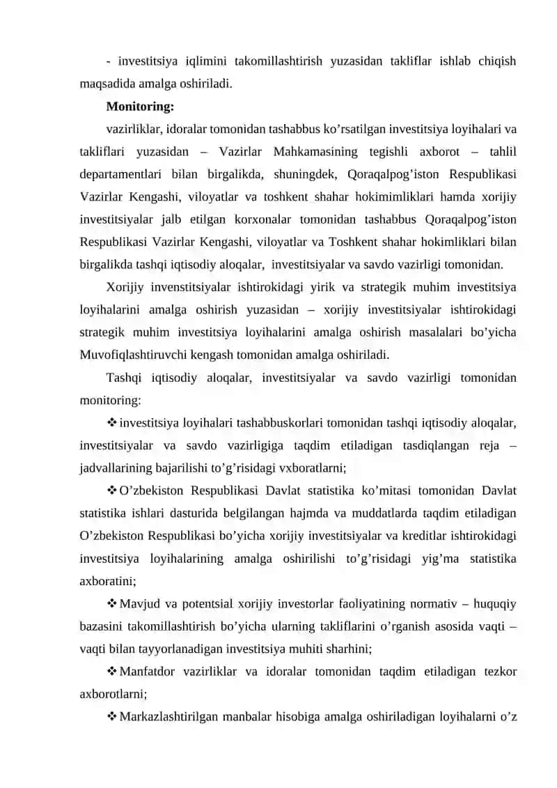 Investitsiya dasturining amalga oshirish monitoringi 4