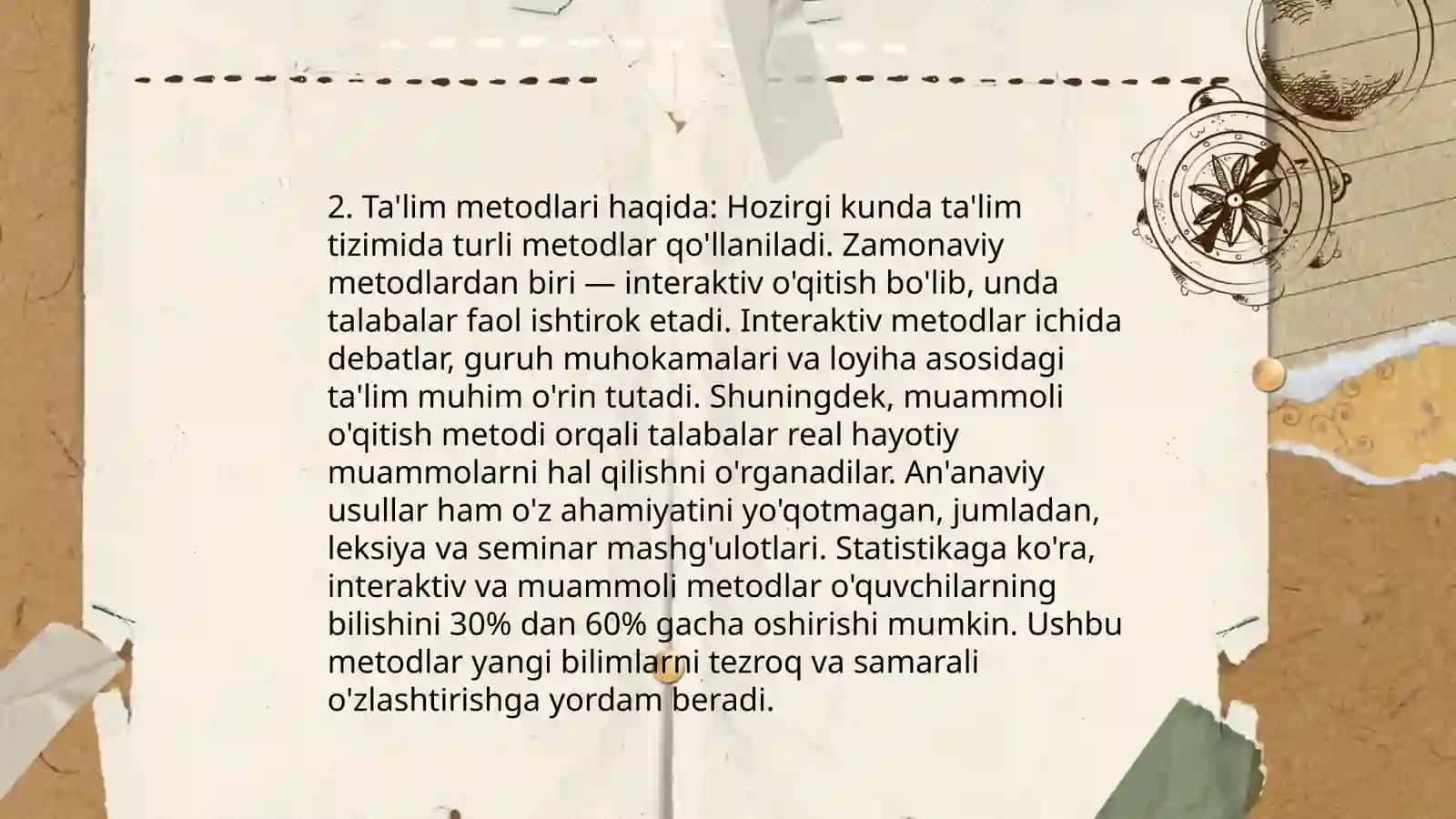 Taʼlim mazmuni 4