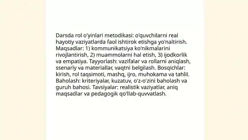O'yin orqali o'rgatishning nazariy asoslari 4
