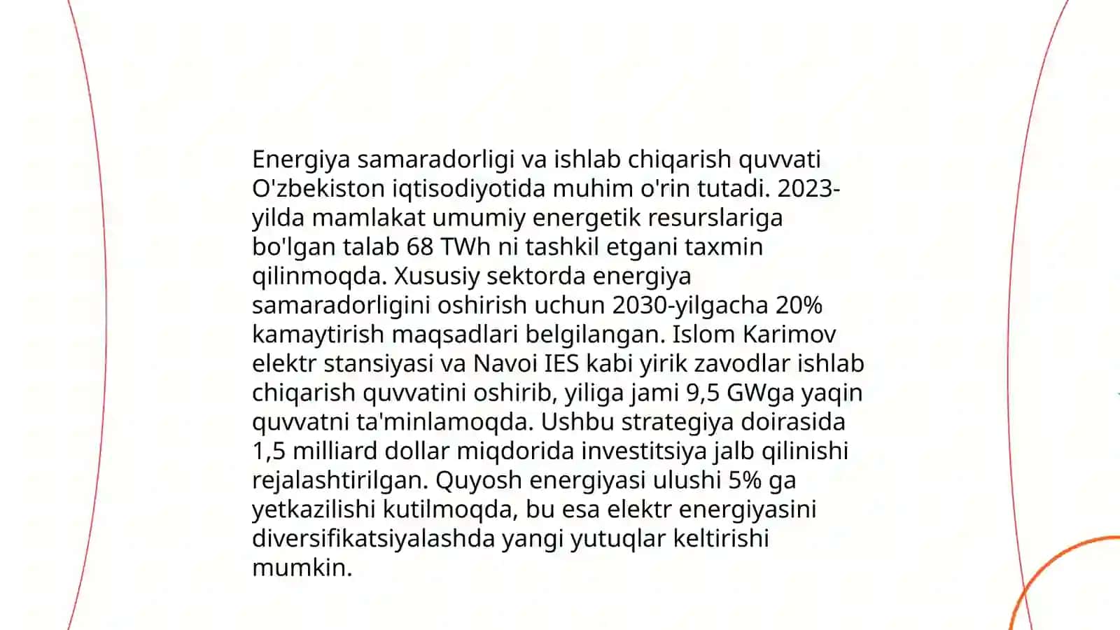Sanoat korxonalarini ishlab chiqarish quvvati 4