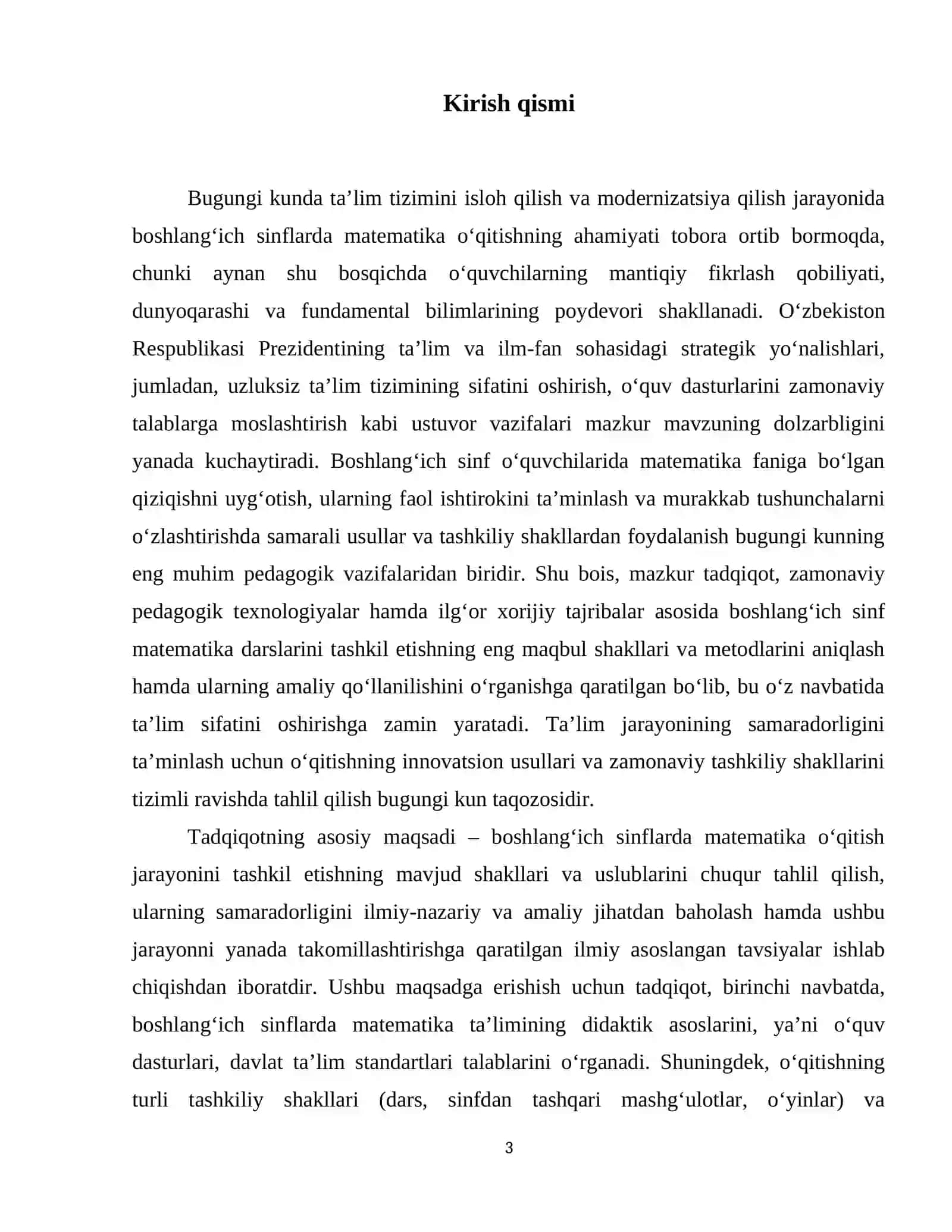 boshlangʻich sinf matematika oʻqitishni tashkil qilish shakllari.oʻqitish metodlari 4