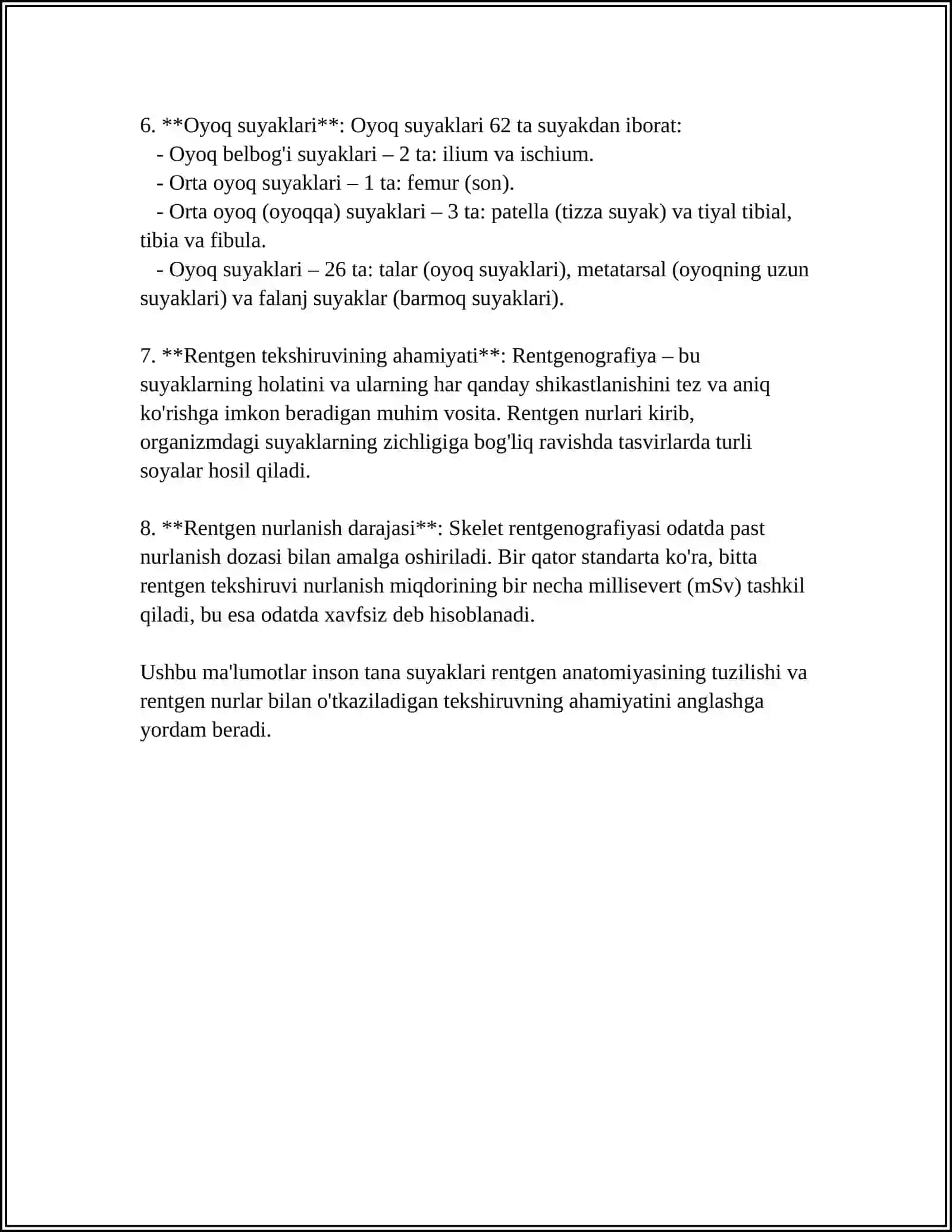 BIRLASHMALARNING RENTGENANATOMIYASI 4