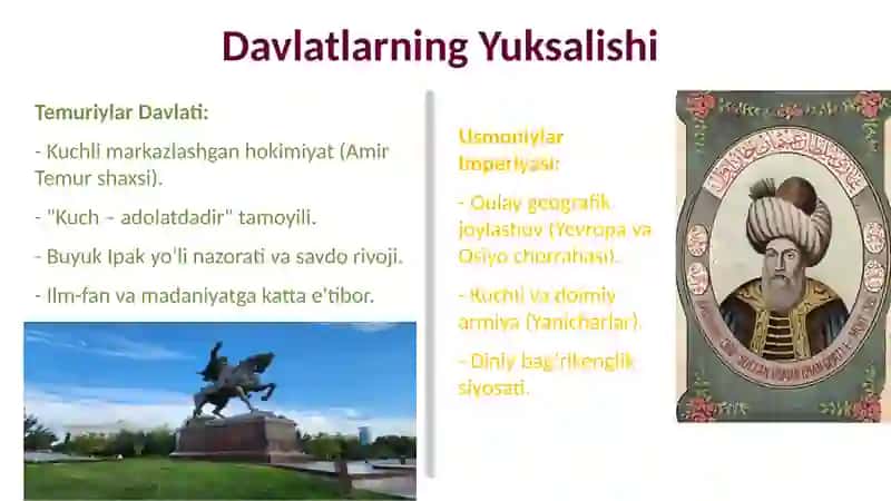 Temuriylar va Usmoniylar 4