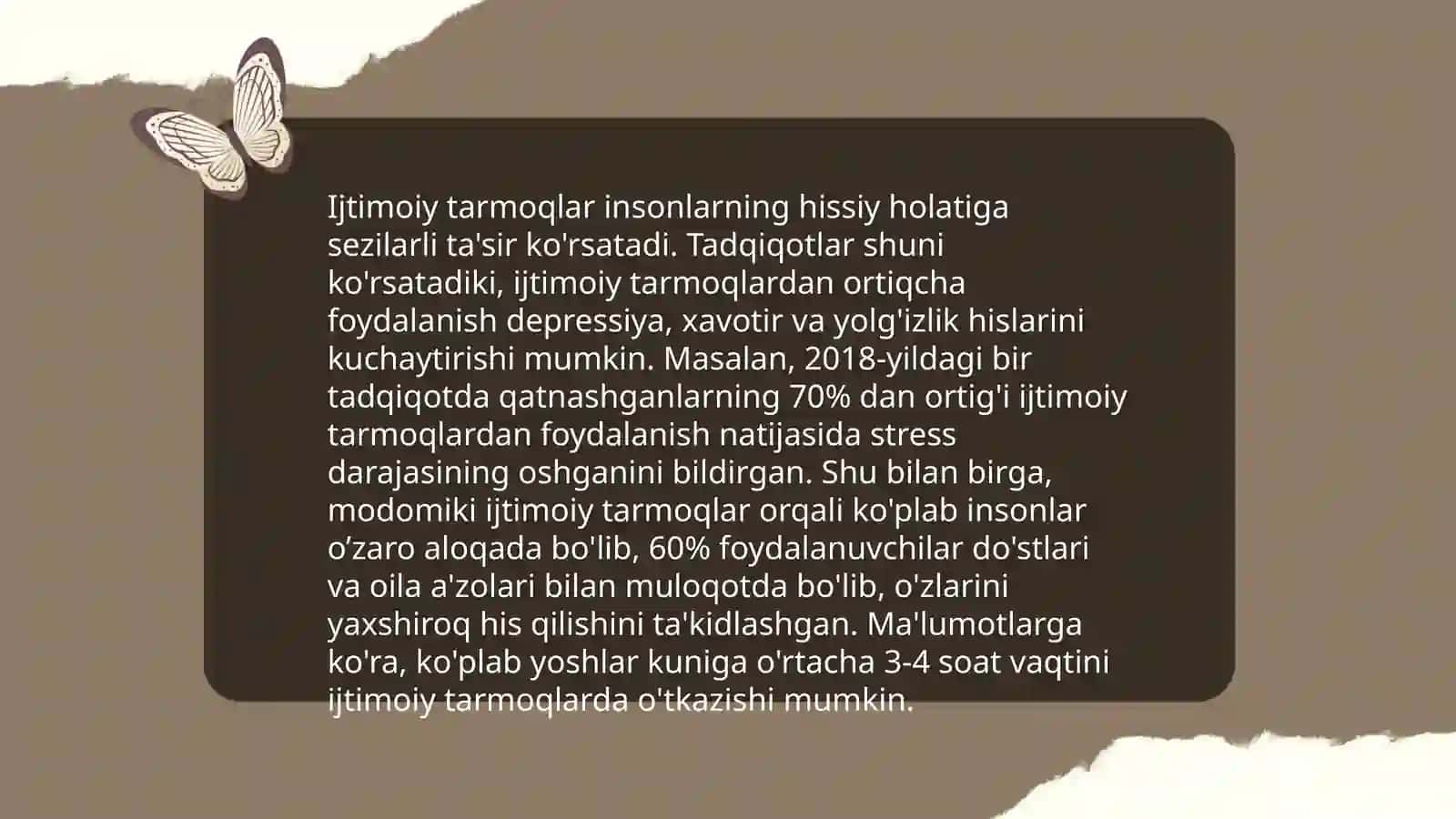 Axborotning shaxs his tuyg'ulariga ta'siri va muommolari 4