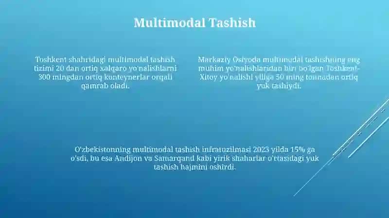 Dunyo ahamiyatiga ega bo’lgan transport tizimi 4