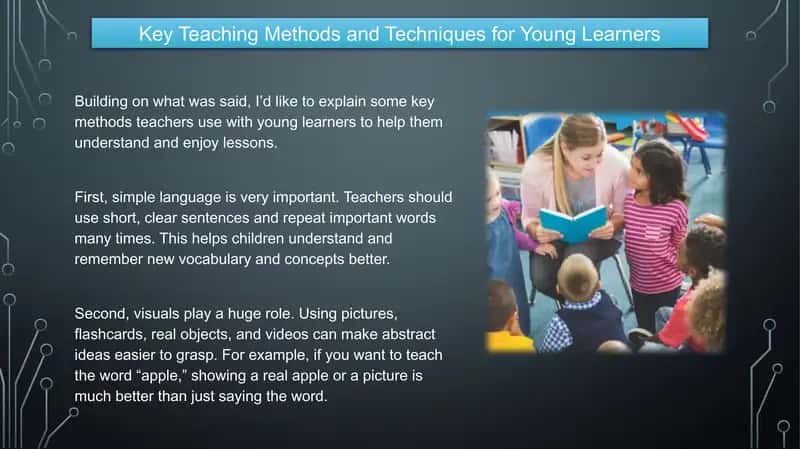 INTRODUCTION TO THE SUBJECT METODOLOGY OF TEACHING YOUNG LEARNERS 4