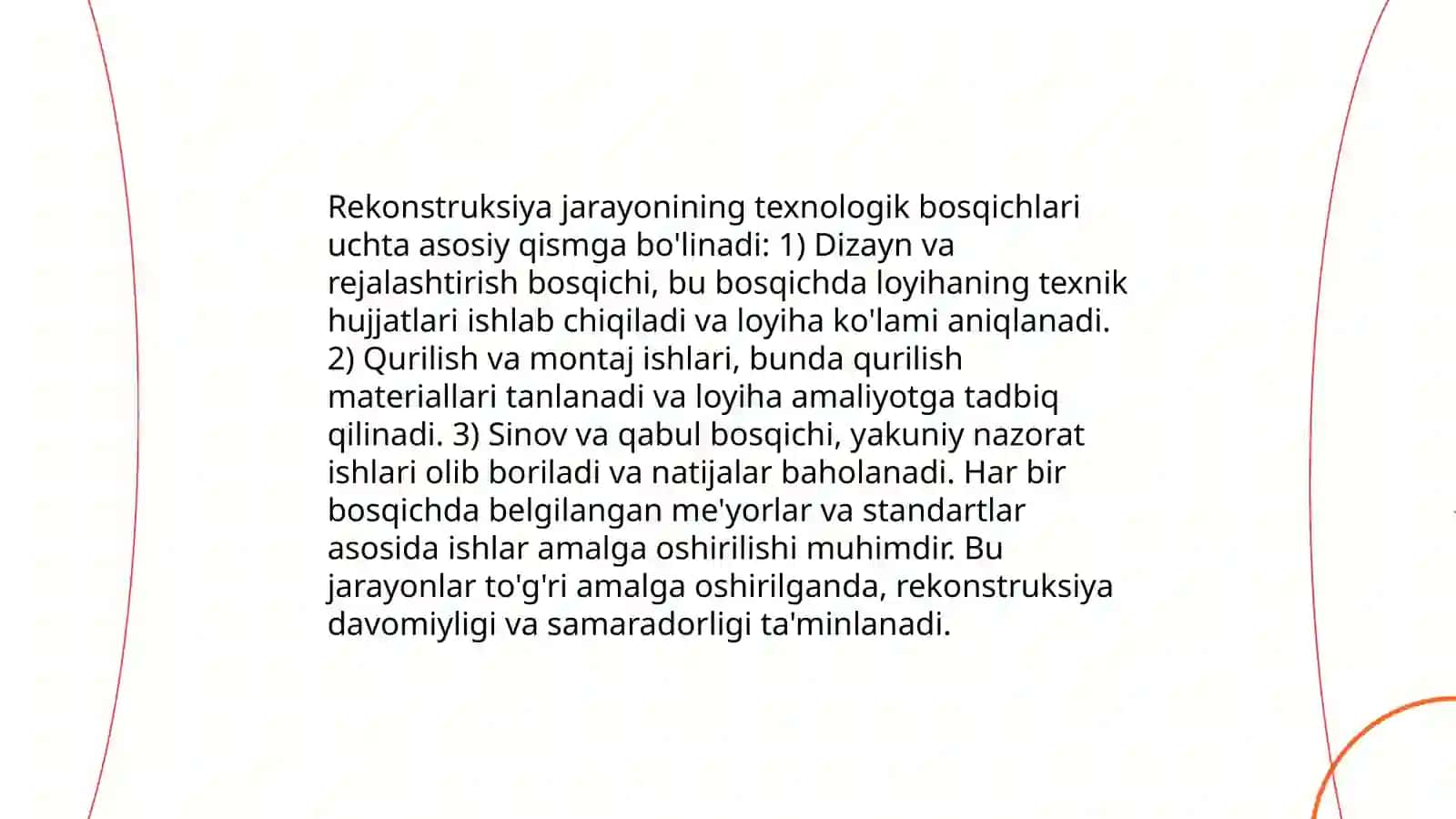 Bino va inshootlarni rekonstruksiyasida loyihaviy yechimlari. Xujjatlar tarkibi 4