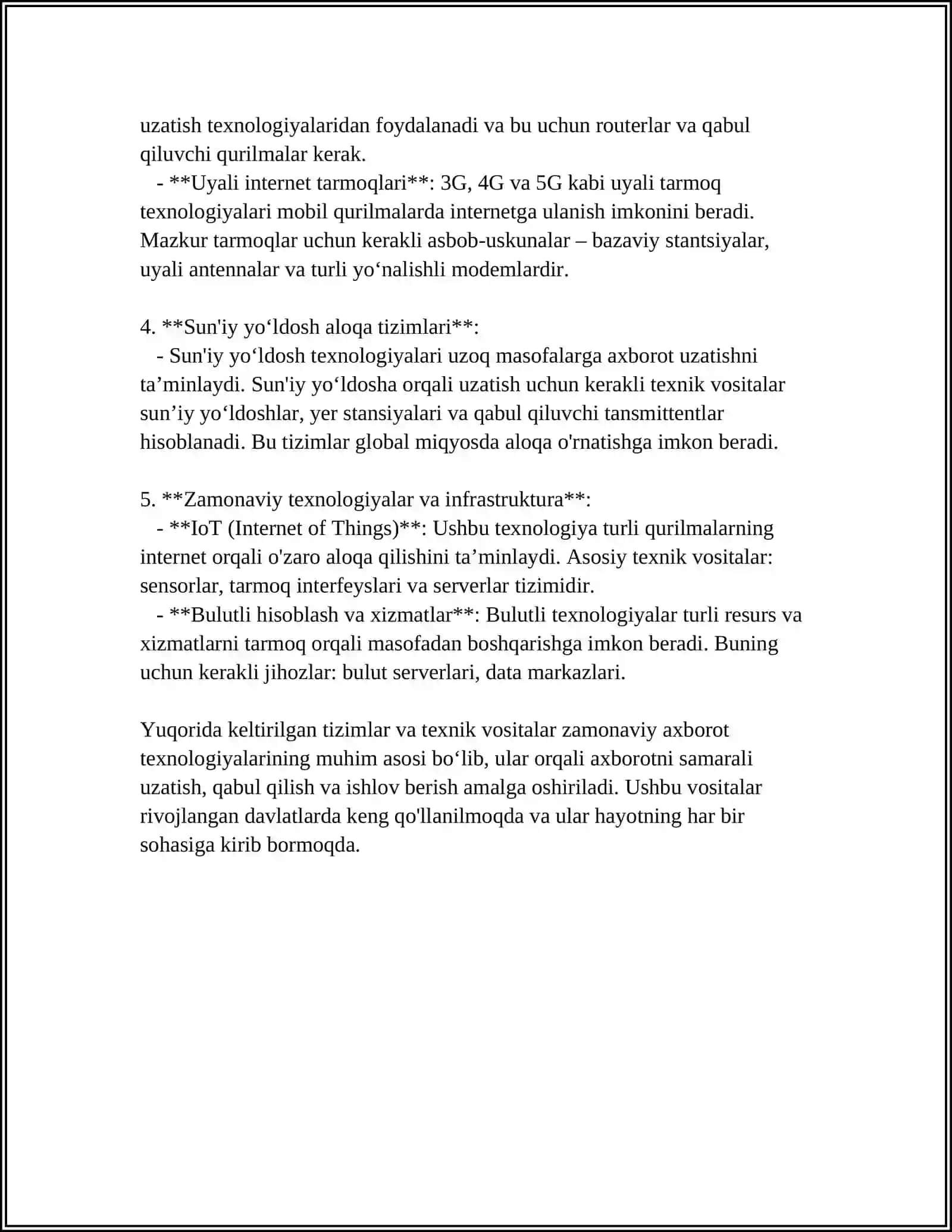 AXBAROT UZATISHNING TEXNIK VOSITALARI VA ULARDAN FOYDALANISH 4