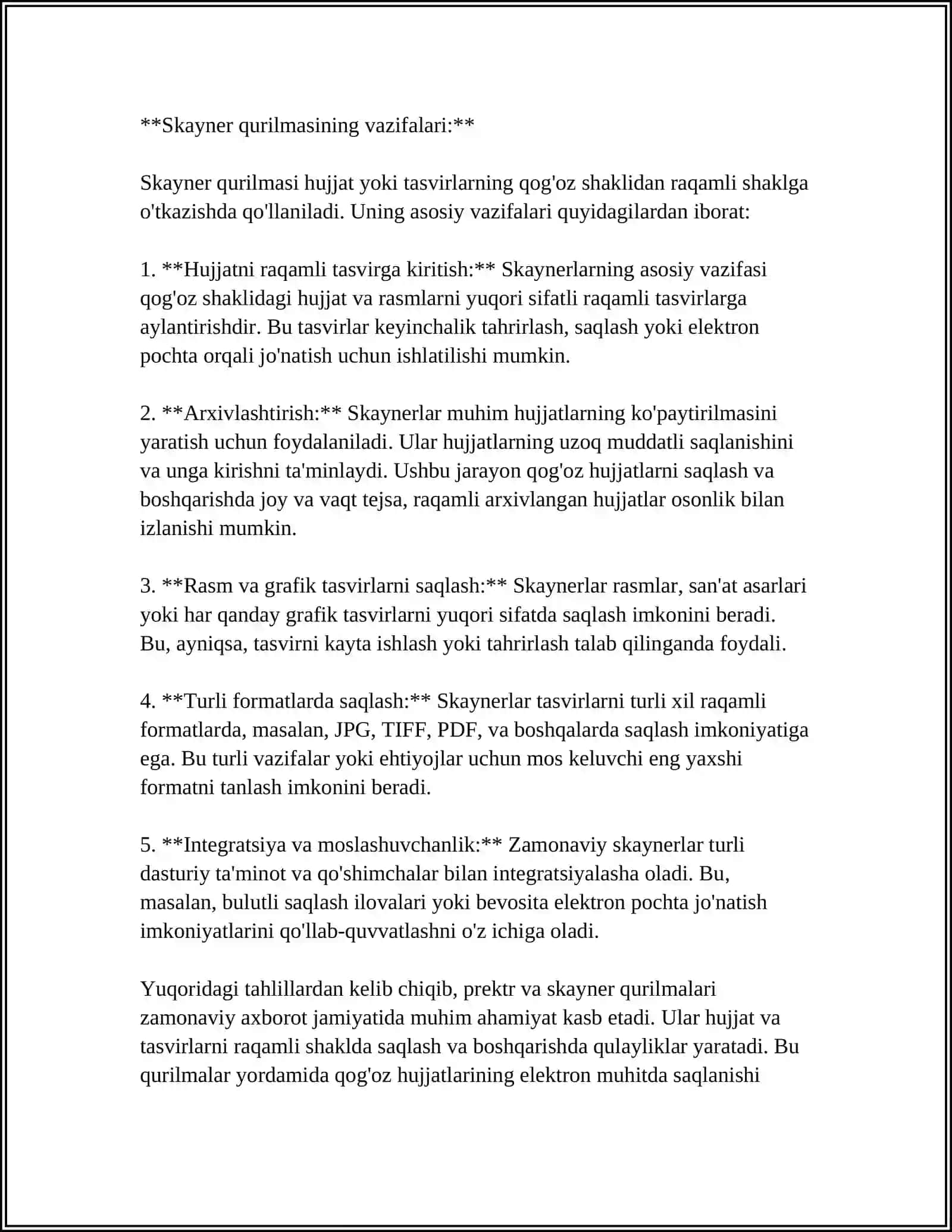 PREKTR VA SKAYNER QURILMASI VAZIFASI VA TURLARI 4