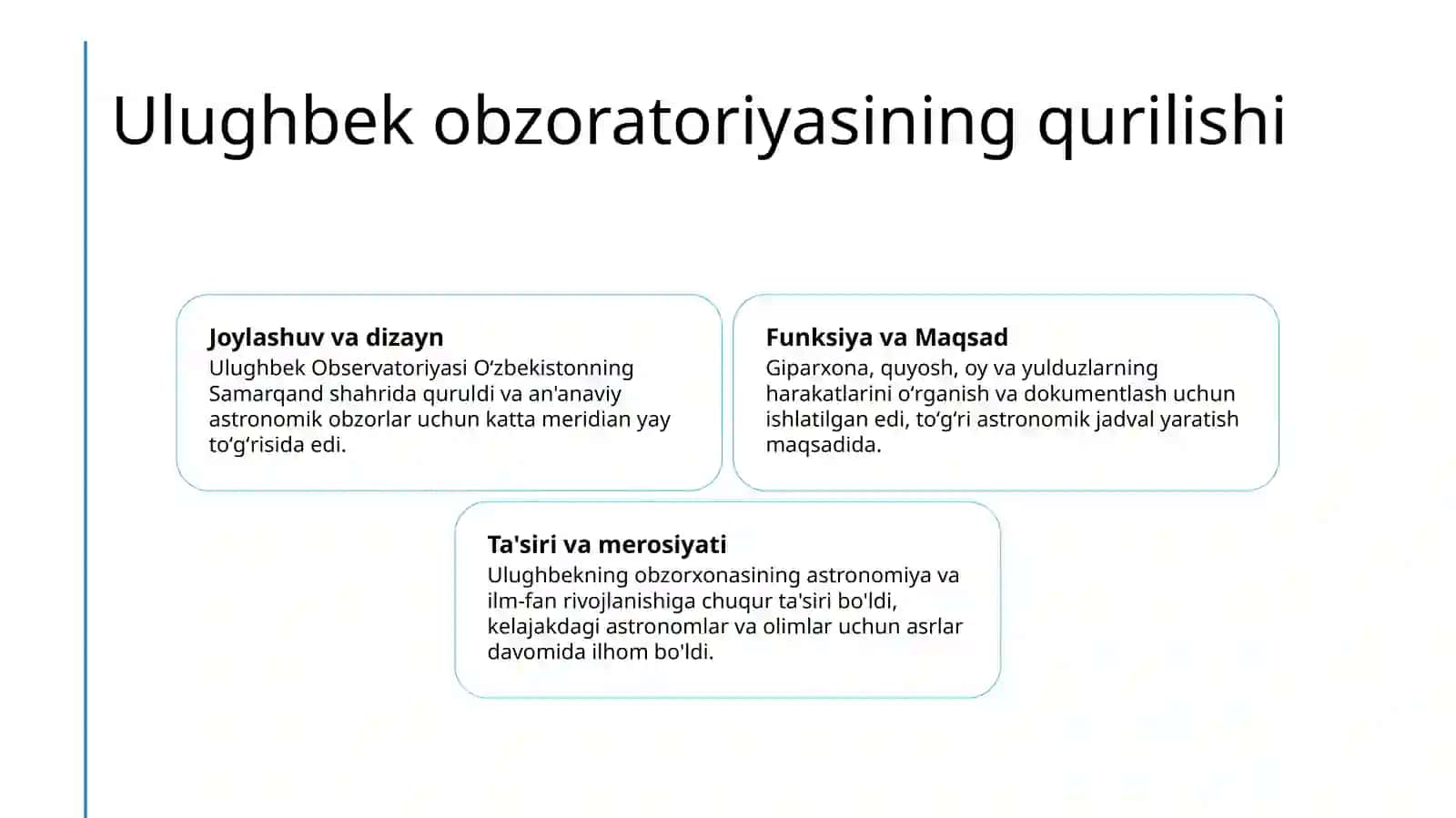 Mirzo uluğbek ziji jadidi koʻragoniy asari 4
