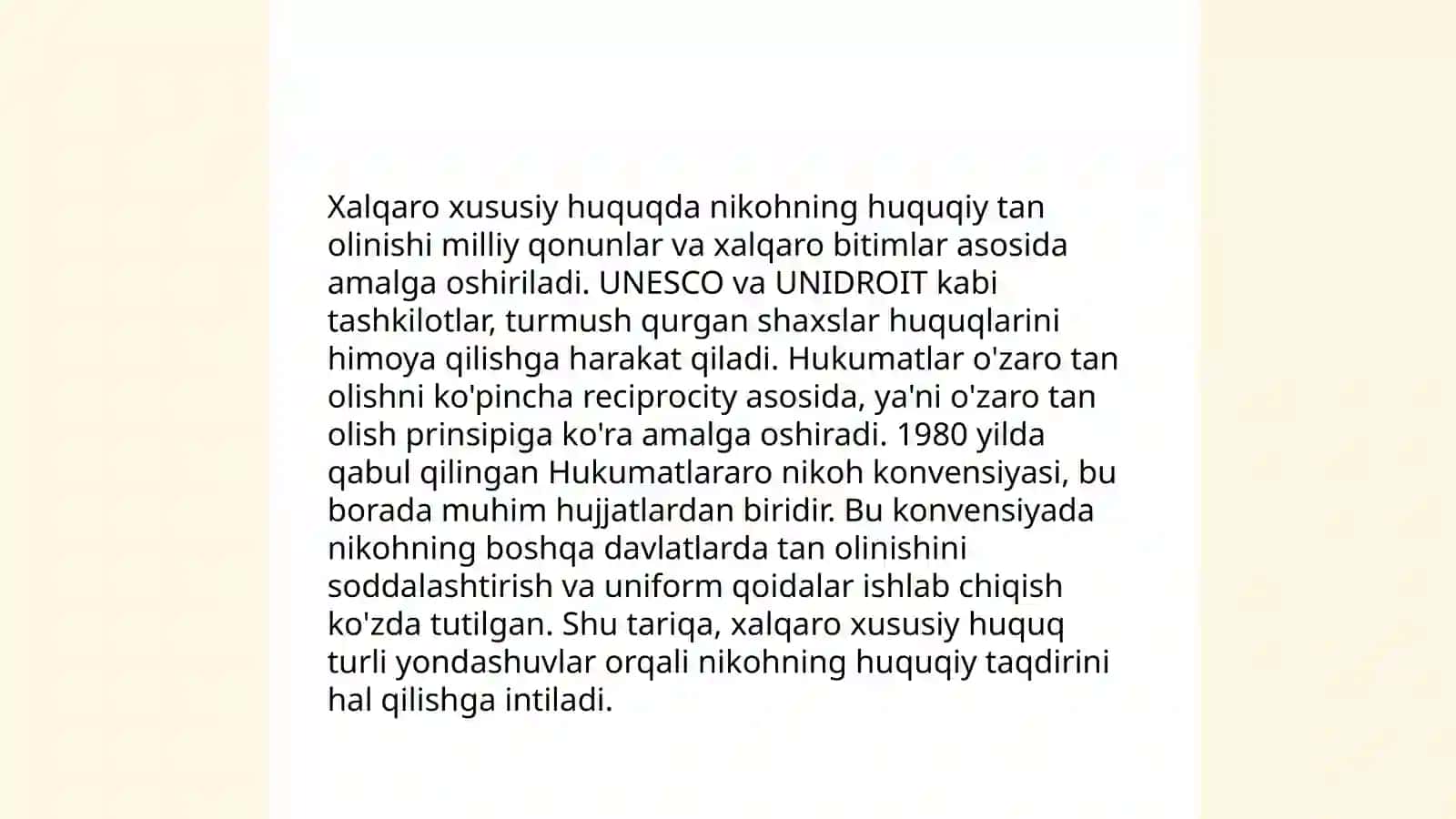 Chet el fuqarolari va fuqaroligi bo'lmagan shaxslar o'rtasida nikoh tuzish 4