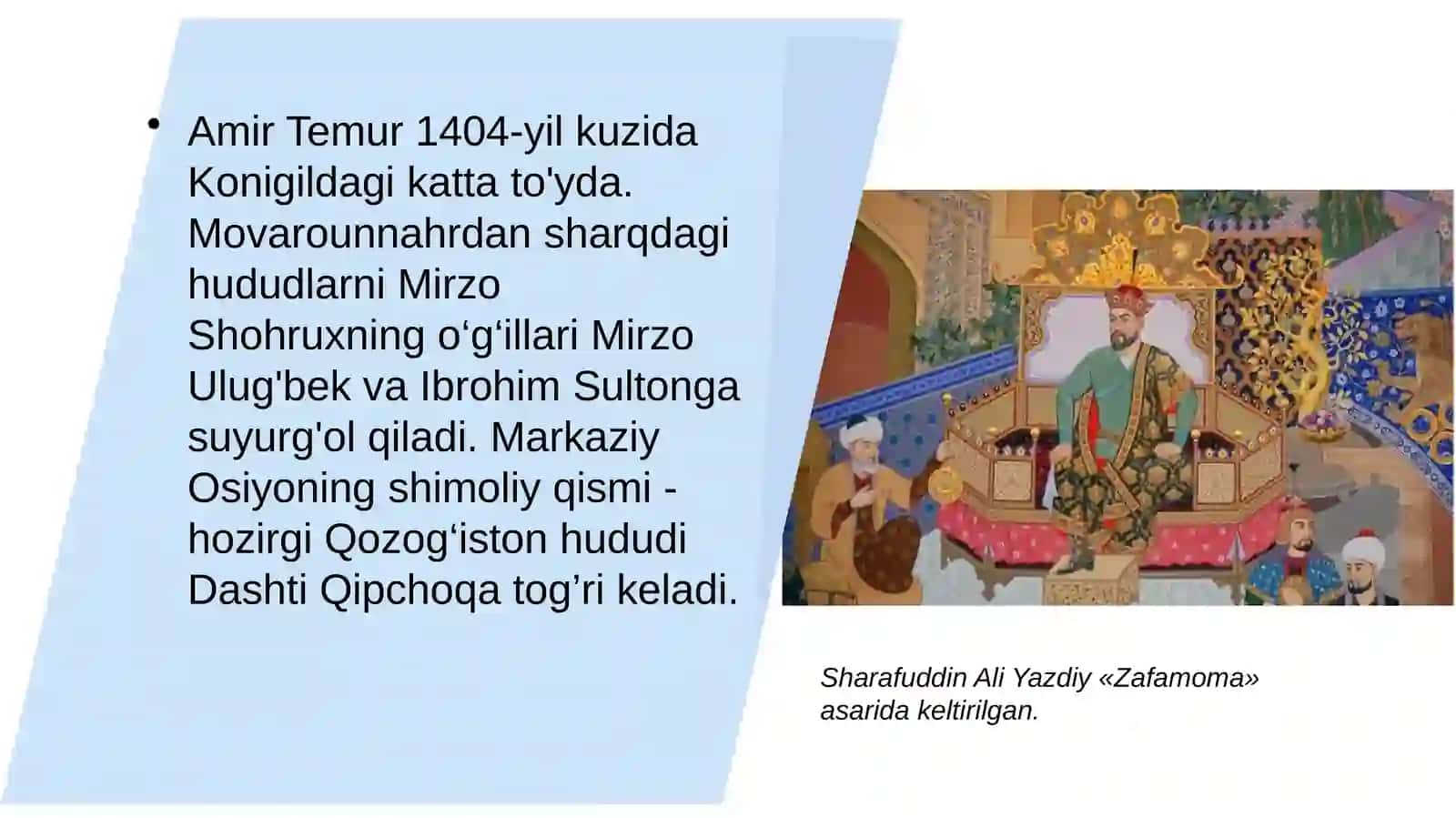 Amir Temur Davrida Siyosiy Ijtimoii-Iqtisodiy Hayot 4