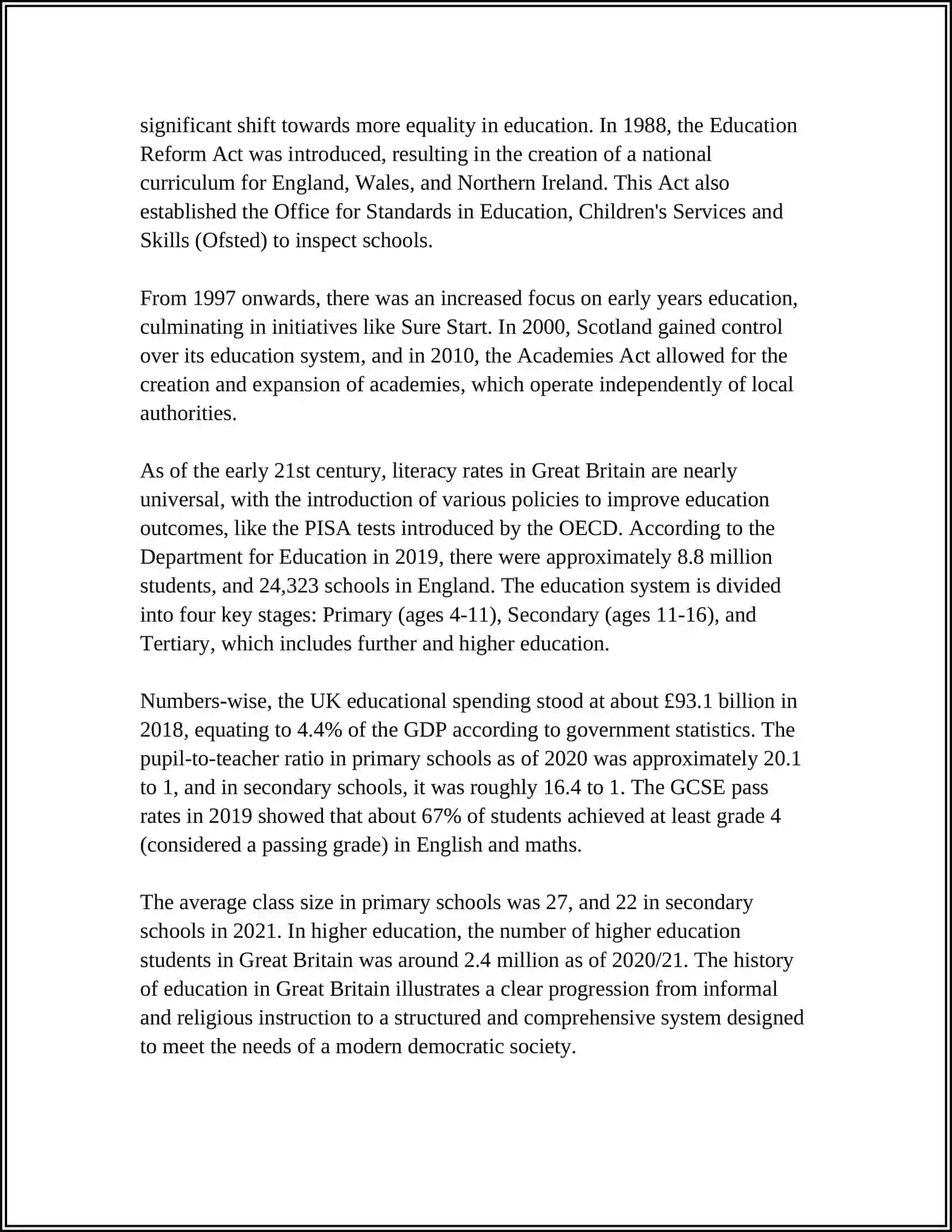 EDUCATION SYSTEM OF GREAT BRITAIN 4