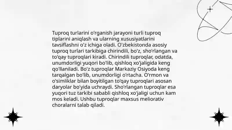 O'zbekistonda tuproqlar geoegrafiyasi fanining rivojlanishi 4