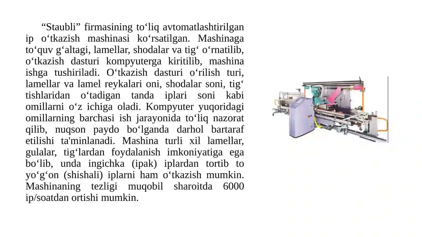 Tanda iplarini o‘tkazish va ulash 4