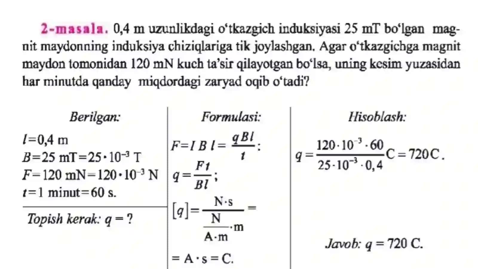 Amperkuchi. Paralleltoklarningo`zarota`siri.Elektro`lchovasboblarigadoirmasalalaryechish 4