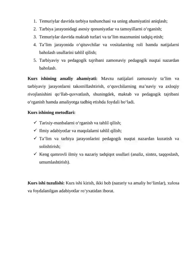 Temuriylar davrida tarbiya va maktab 4
