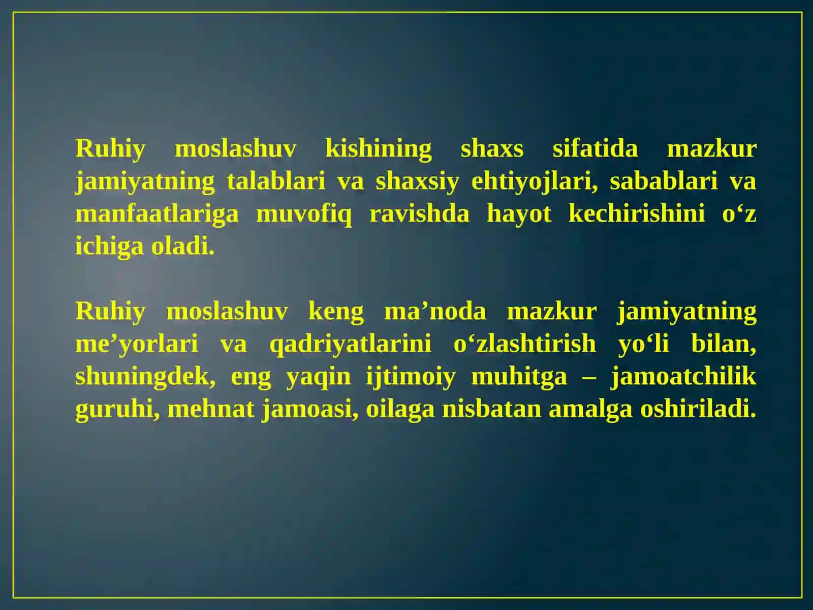 Me’yordan og‘uvchi xulq-atvorning shakllanish sabablari va turlari 4