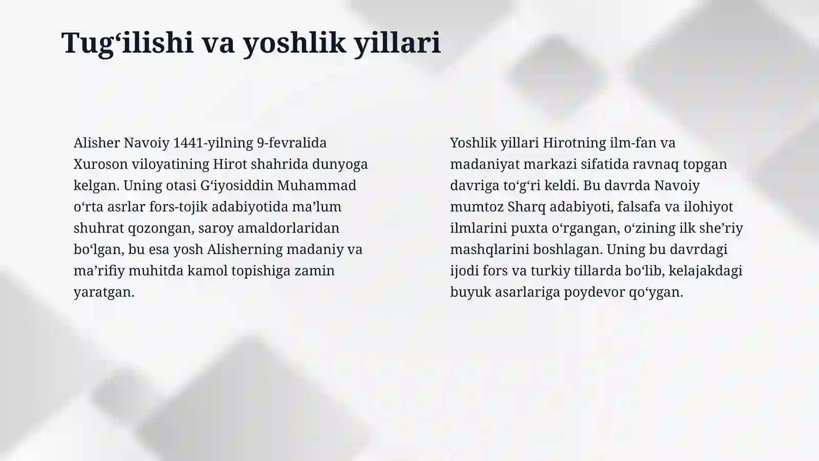 Alisher Navoiy va uning hayoti va ijodi 4