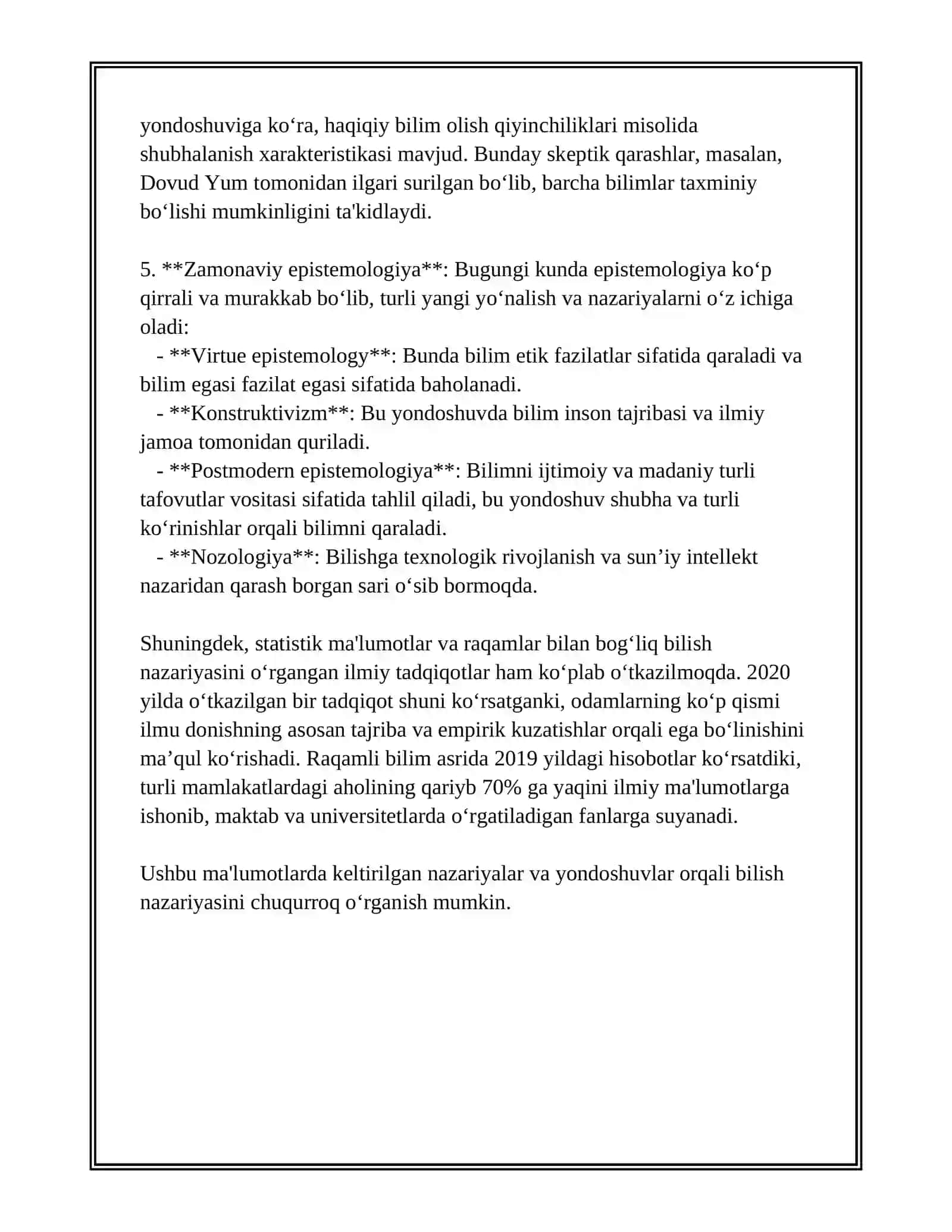 FALSAFA KOTIGORIYALARI 4