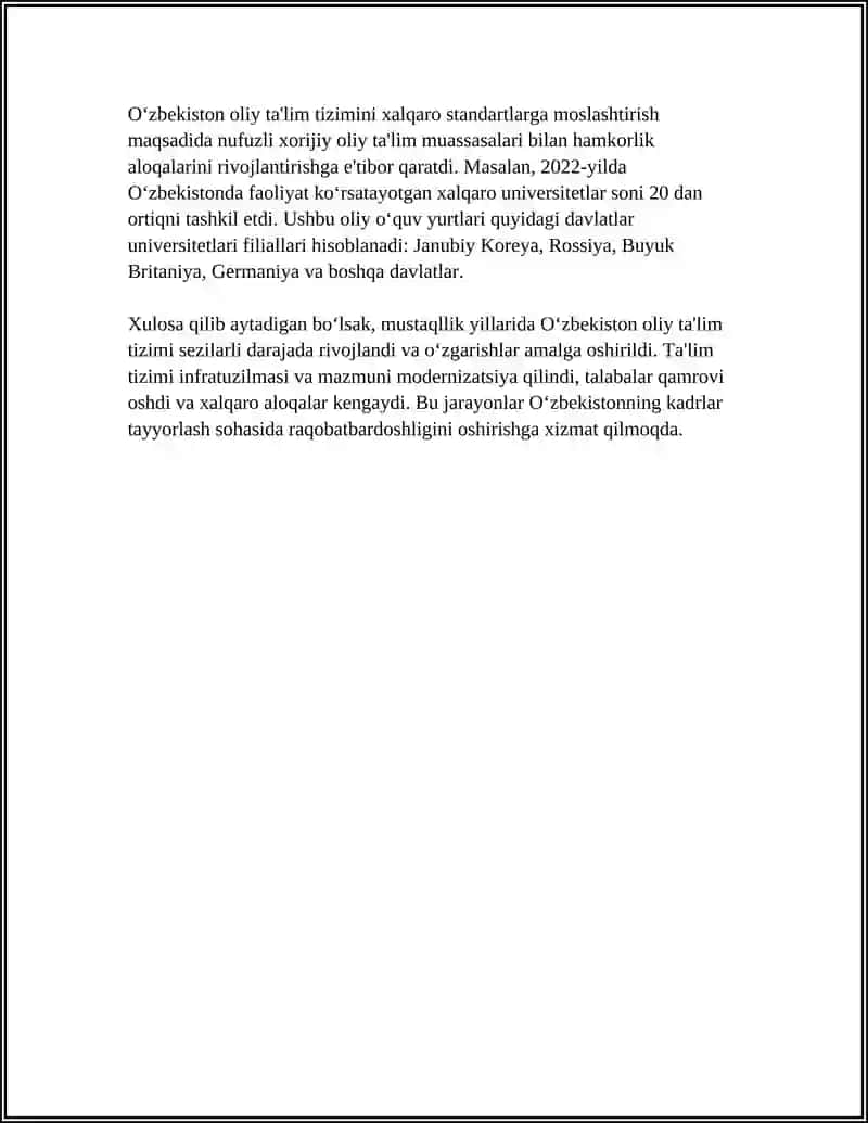MUSTAQILLIK YILLARIDA OLIY TALIM TIZIMI 4