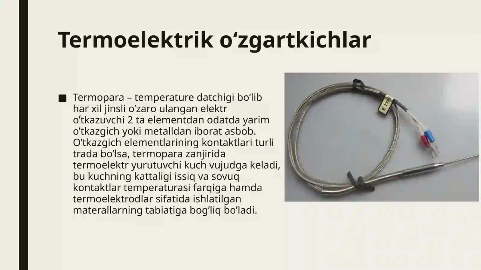 Generatorli o'zgartkichlar 4