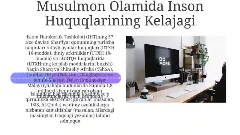 Islomda inson huquqlari himoyasi, ijtimoiy tenglik va tolerantlik 4