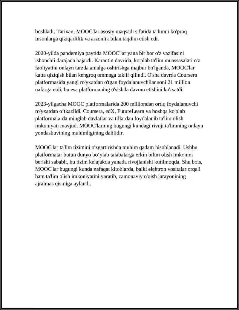 MOOC TIZIMLARI VA ULARDAN FOYDALANISH 4
