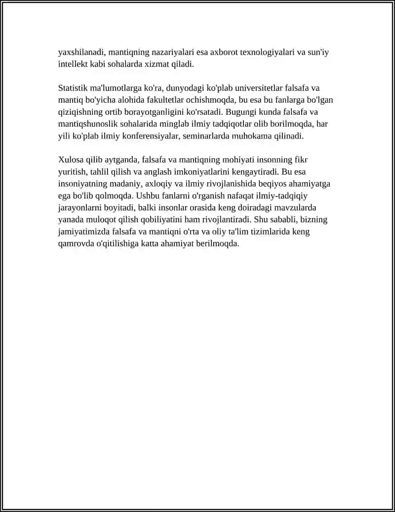 FALSAFA:MANTIQ VA TAFAKKUR SHAKILLARI 4
