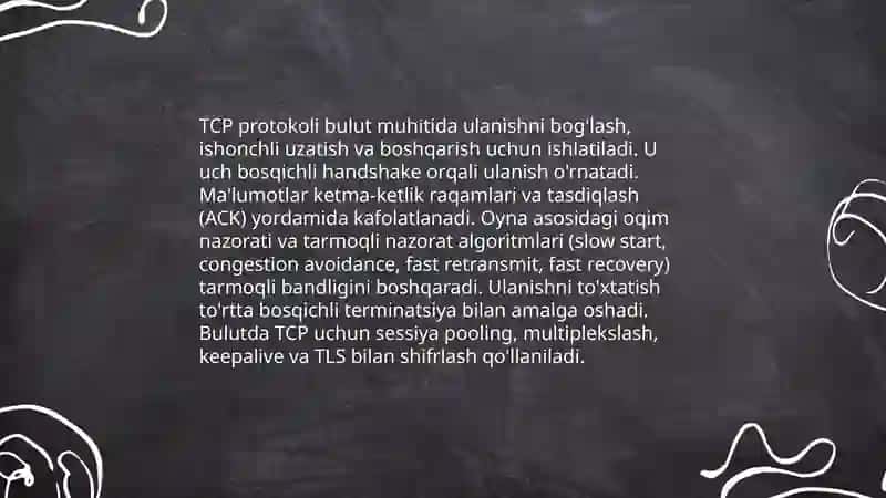 Bulutli xizmatlarda (Cloud Services) amaliy pog'onaning roli 4