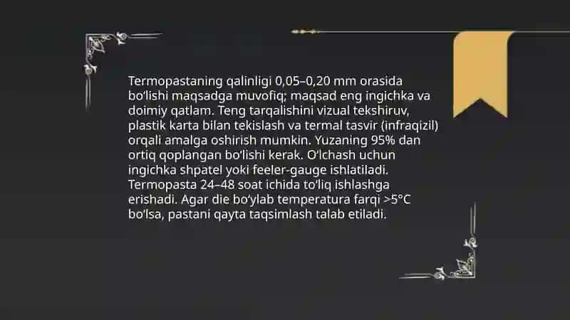 Sovutish tizimlarini (mikroprotsessor,videoadapter termopastalarini)tekshirish Abdurasulov Oybek 4