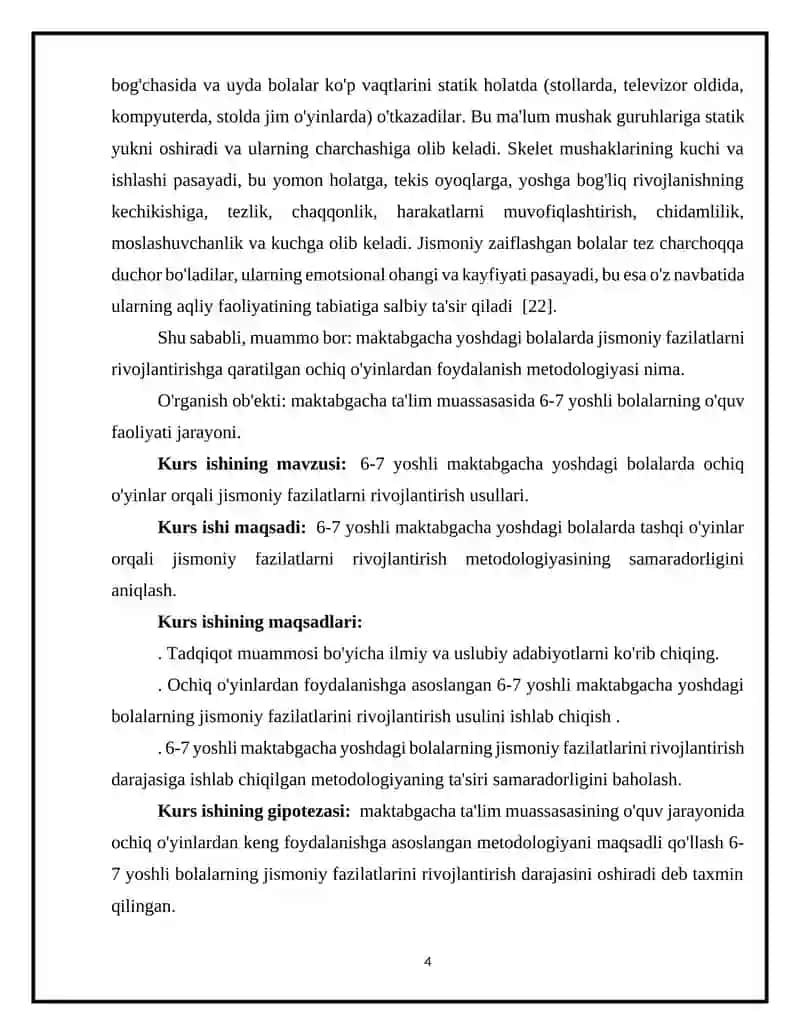 MAKTABGA TAYORLOV (6-7 YOSHGACHA) GURUXDAGI BOLALRING JISMONIY TARBIYASI 4