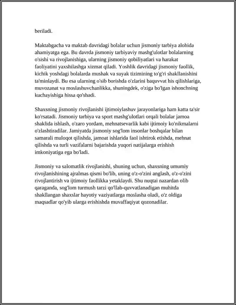 SHAXSNING RIVOJLANISHI,TARBIYASI VA IJTIMOIYLASHUVI 4