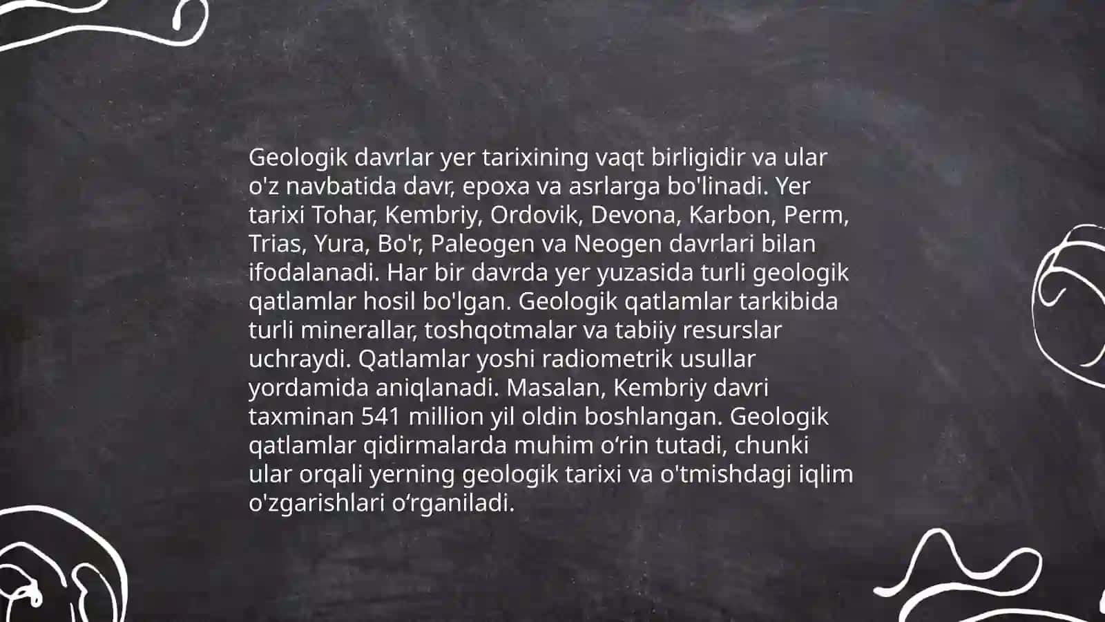 Stratigrafiyaning geoarxeologiyadagi ōrni va ahamiyati.Xorij va ōzbekistonda 4