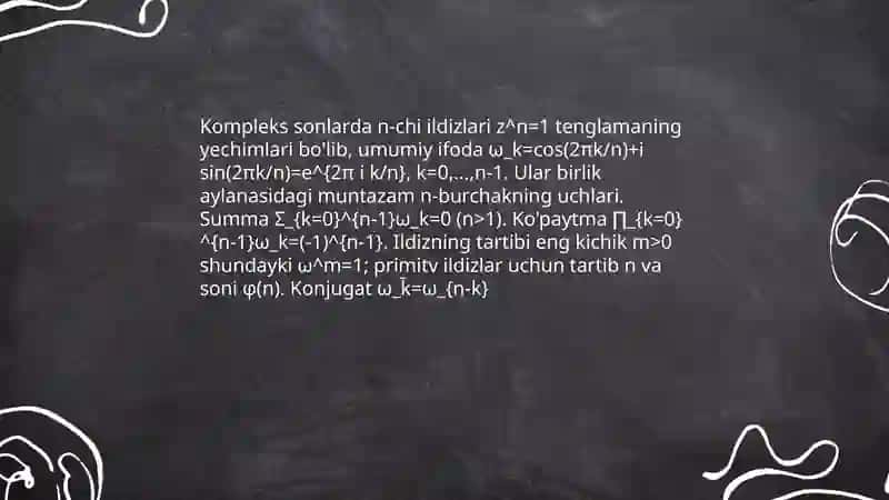 Birninig ildizlari 4