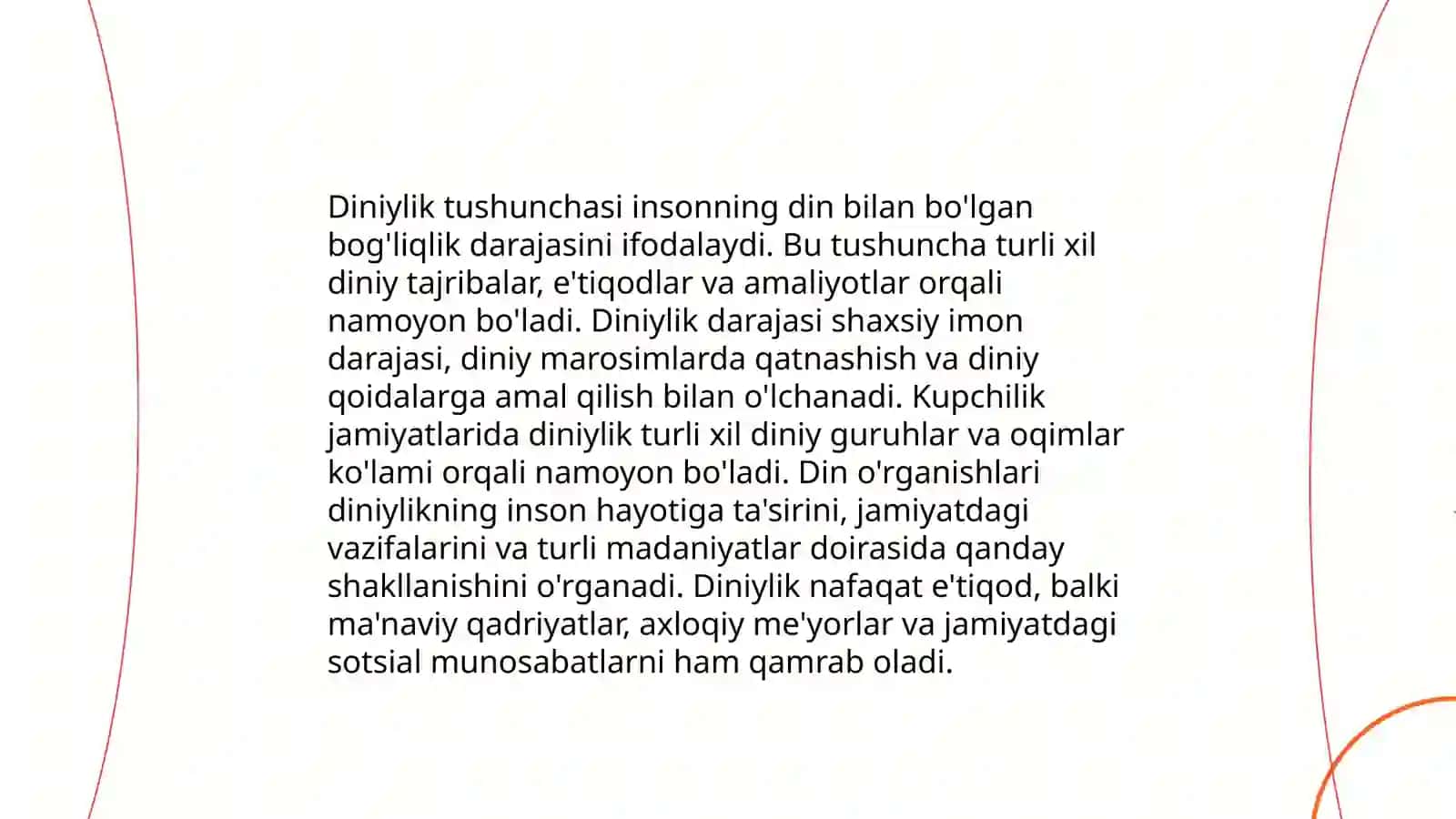 Dunyoviylik va diniylik 4