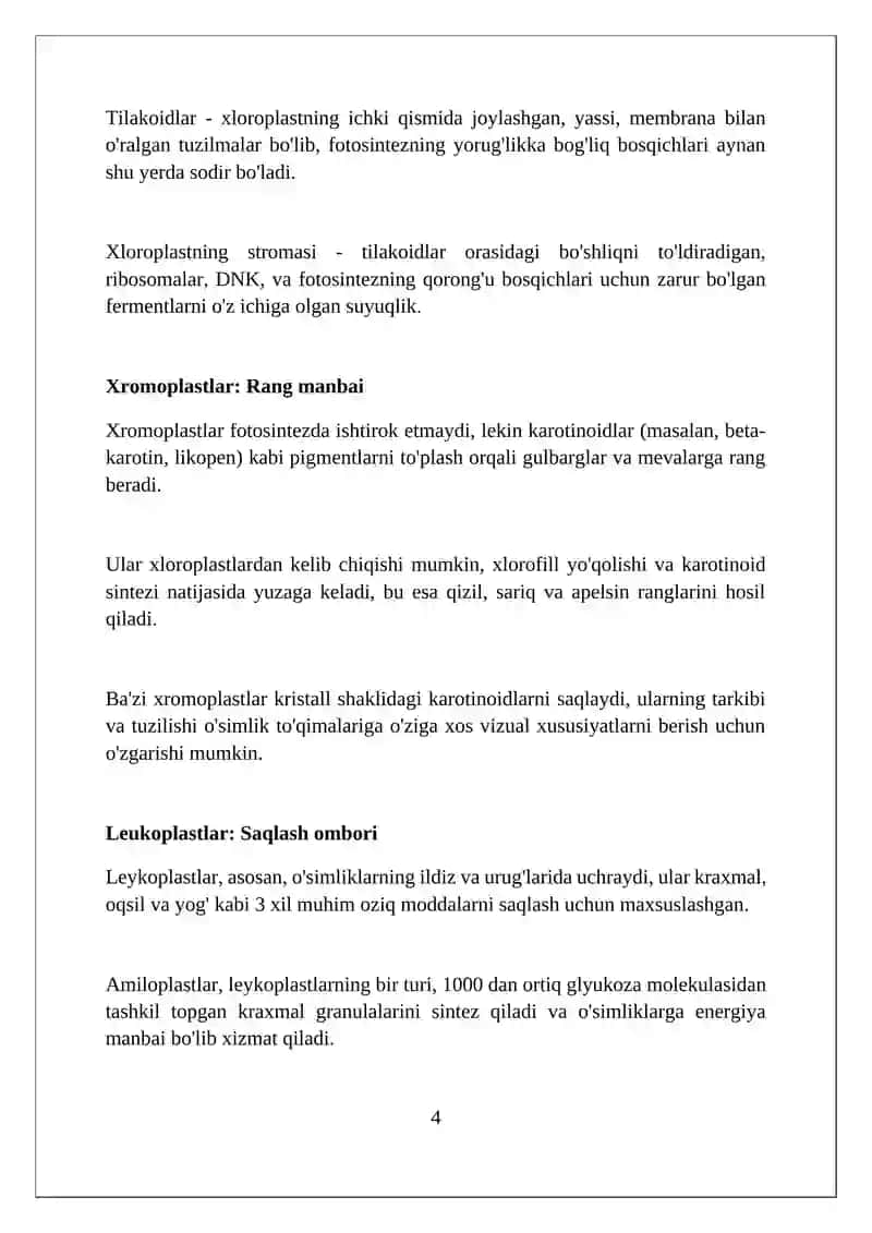Plastidalar 4
