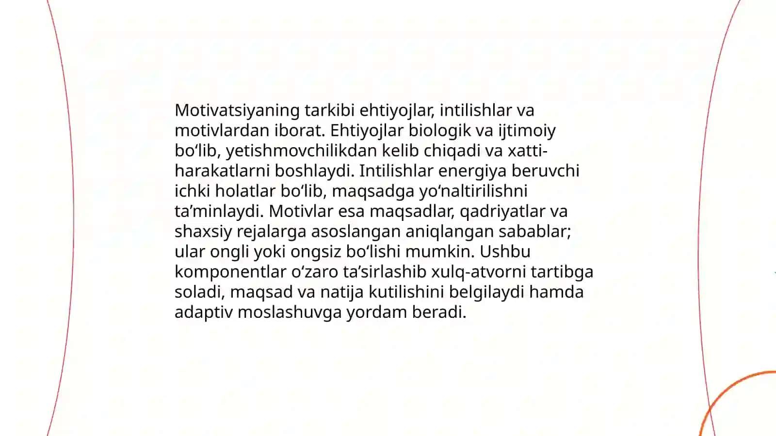 Motivatsiyaning tuzilishi va funksiyalari 4