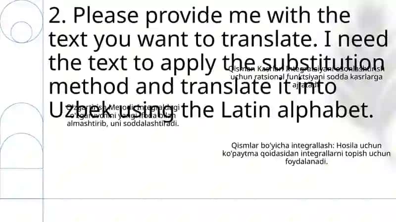 Integrallanuvchi funksiyalar sinfini o'qitish metodijasi 4