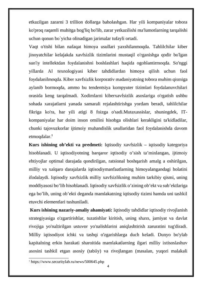 Mikro-iqtisodiyot va makro-iqtisodiyot 4