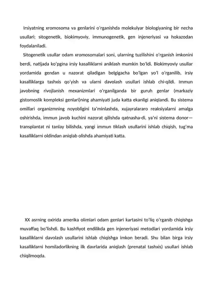 Sitogenetik Usulning Asosiy Ko'rsatkichlari 4
