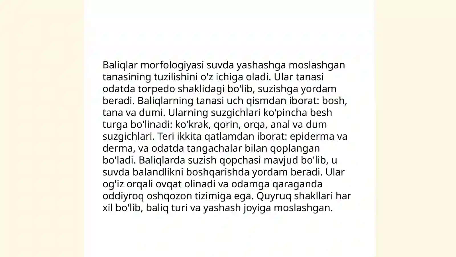 Baliqlar evolyutsiyasi 4
